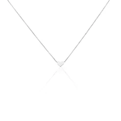 Collier Chandana Argent Blanc