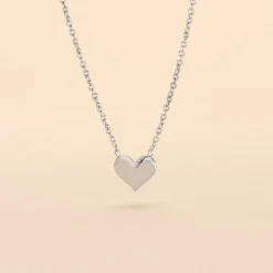 Collier Chandana Argent Blanc