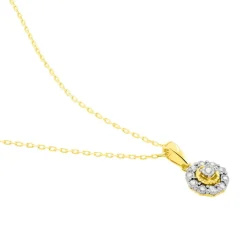 Collier Charletta Or Jaune Diamant