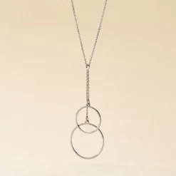 Collier Chayann Argent Blanc