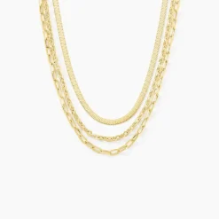 Collier Cherilyn Acier Doré