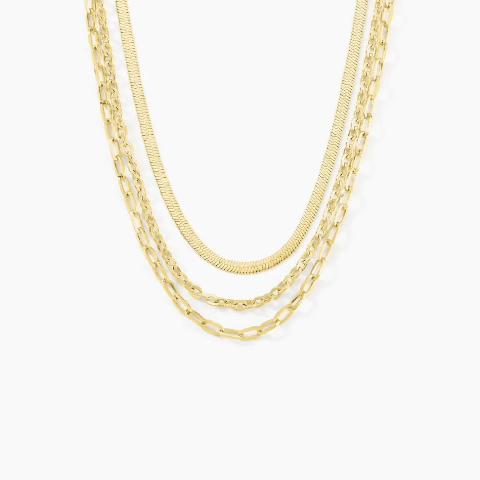 Collier Cherilyn Acier Doré