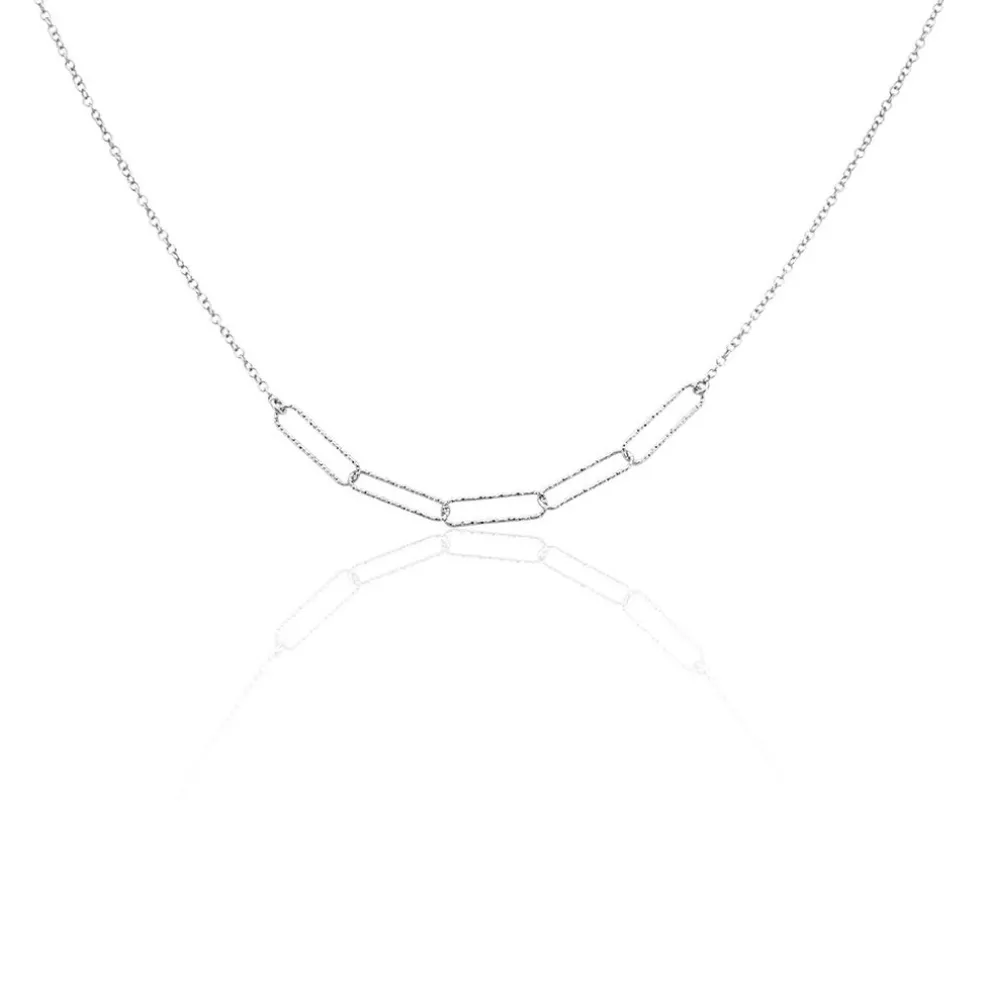 Collier Chiarina Argent Blanc