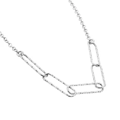Collier Chiarina Argent Blanc