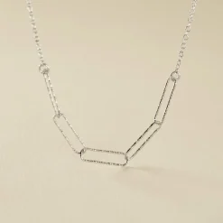 Collier Chiarina Argent Blanc