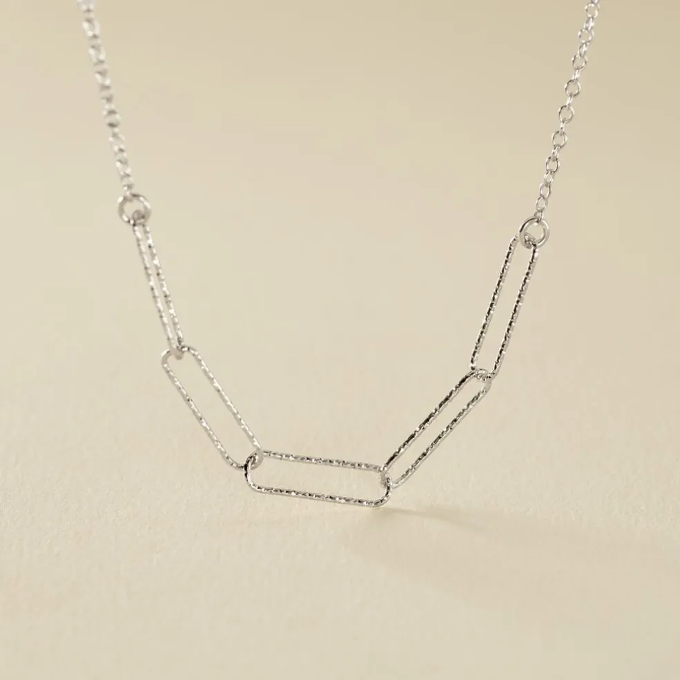 Collier Chiarina Argent Blanc