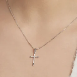 Collier Chirsta Argent Blanc Oxyde De Zirconium