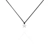 Collier Chris Argent Blanc Oxyde De Zirconium