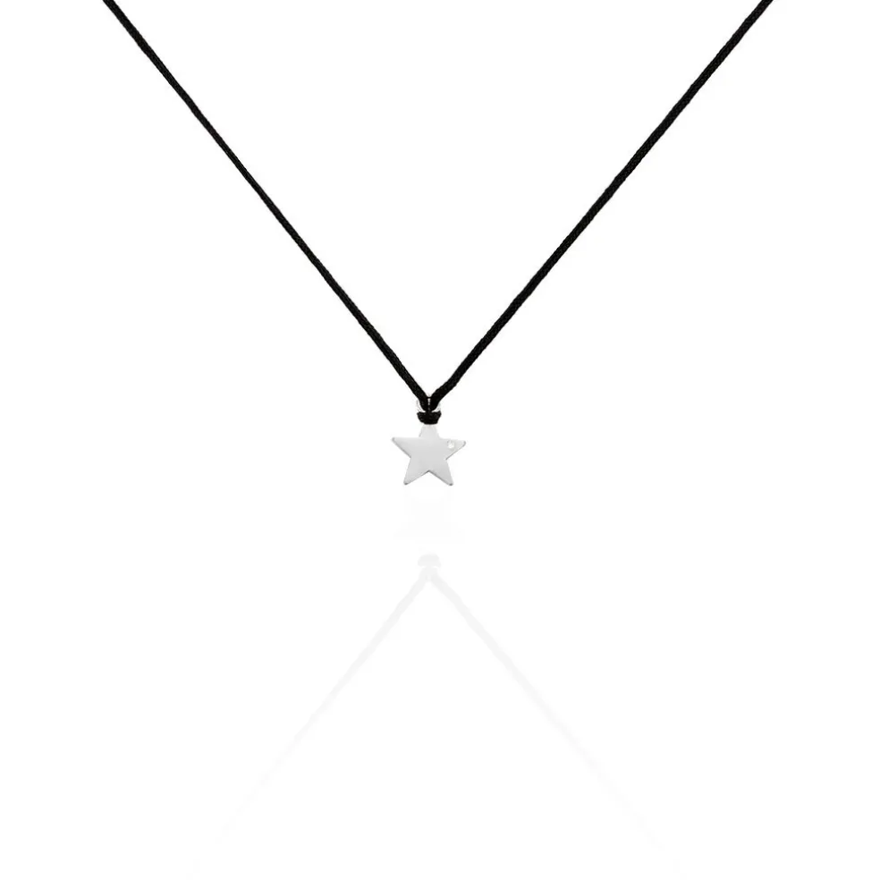 Collier Chris Argent Blanc Oxyde De Zirconium
