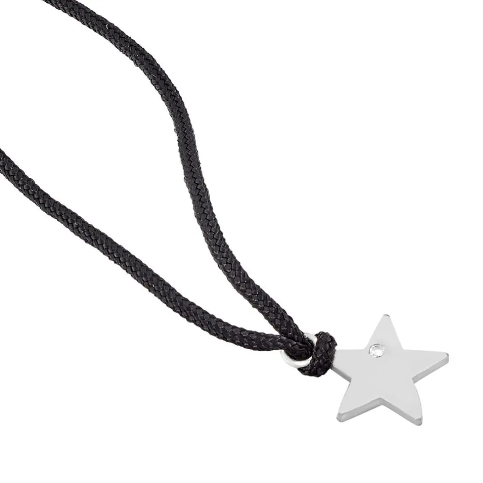 Collier Chris Argent Blanc Oxyde De Zirconium