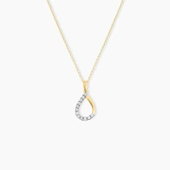 Collier Chrystalise Or Jaune Diamant