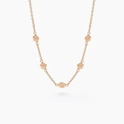 Collier Circee Argent Rose