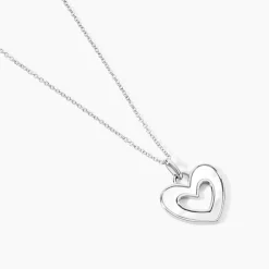 Collier Clarity Argent Blanc Nacre