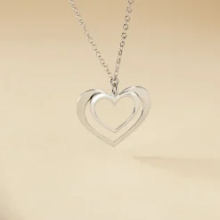 Collier Clarra Argent Blanc