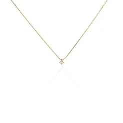 Collier éclat Perlé Plaqué Or Oxyde De Zirconium