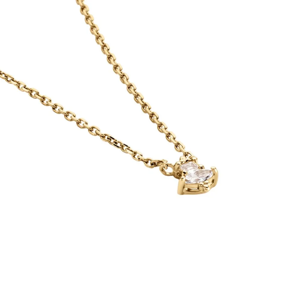 Collier éclat Perlé Plaqué Or Oxyde De Zirconium