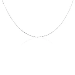 Collier Claudine Maille Forcat Argent Blanc
