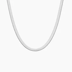 Collier Clemance Argent Blanc