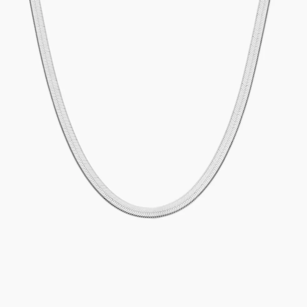 Collier Clemance Argent Blanc