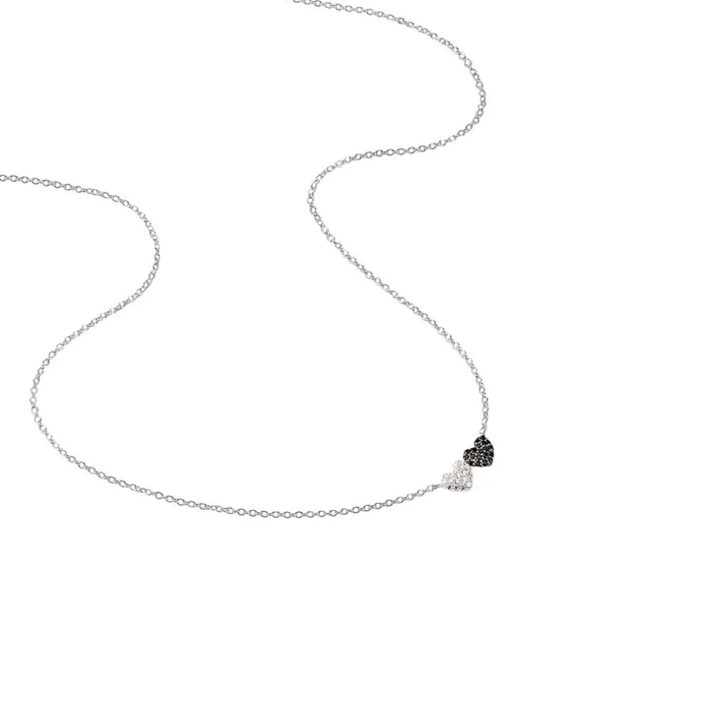 Collier Clementine Argent Blanc Oxyde De Zirconium