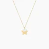 Collier Cleomelia Etoile Or Jaune