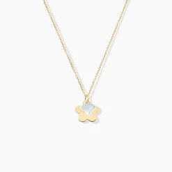 Collier Cleomelia Fleur Or Jaune