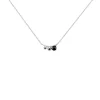 Collier Cleya Argent Blanc Céramique