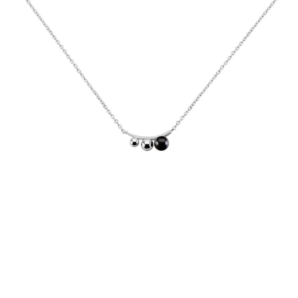 Collier Cleya Argent Blanc Céramique