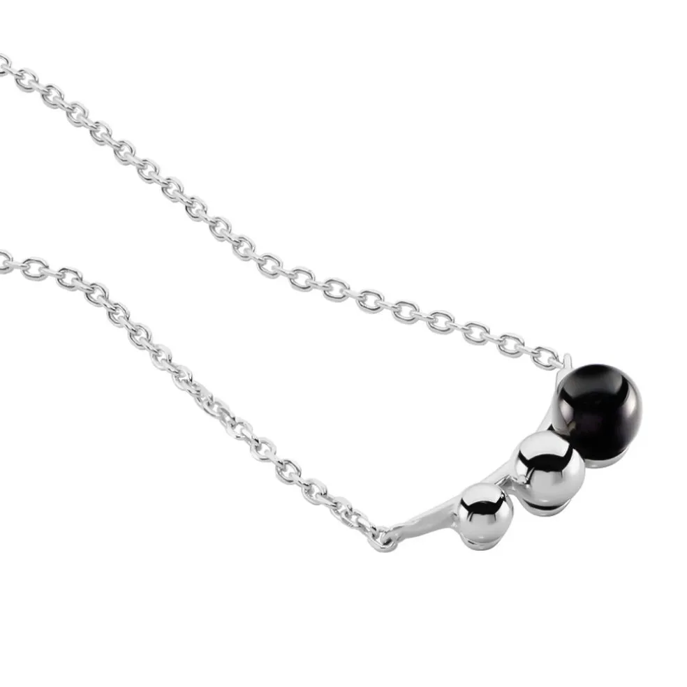 Collier Cleya Argent Blanc Céramique