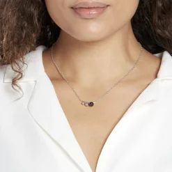 Collier Cleya Argent Blanc Céramique
