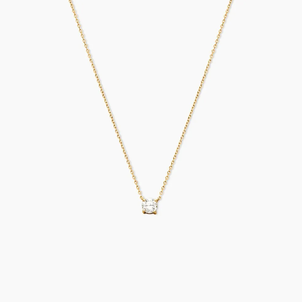 Collier Collection Aphrodite Or Jaune Diamant Synthetique