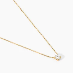 Collier Collection Aphrodite Or Jaune Diamant Synthetique
