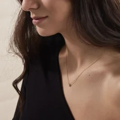 Collier Collection Aphrodite Or Jaune Diamant Synthetique