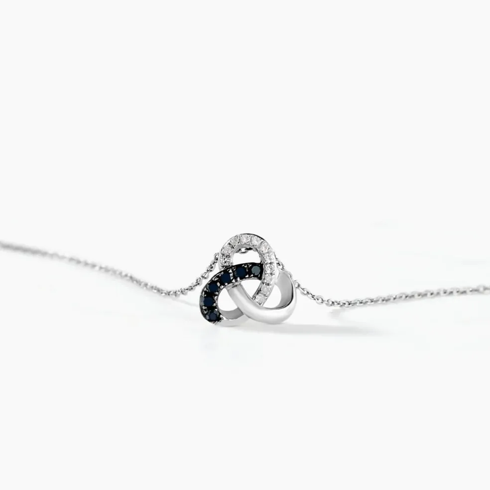 Collier Constellation Or Blanc Diamant