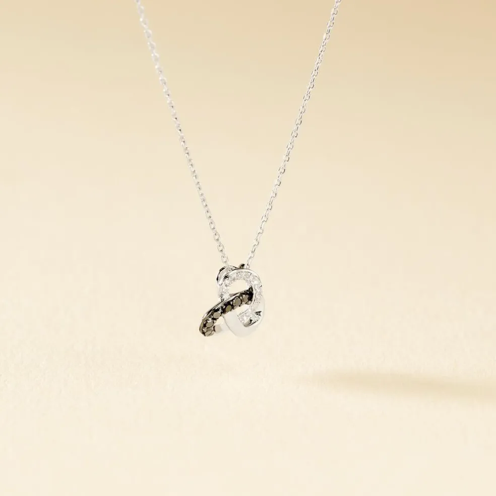 Collier Constellation Or Blanc Diamant
