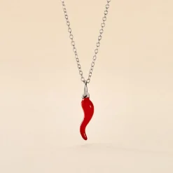 Collier Cornucopia Argent Blanc