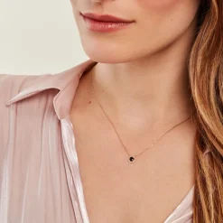 Collier Cosimo Or Jaune Saphir Diamant