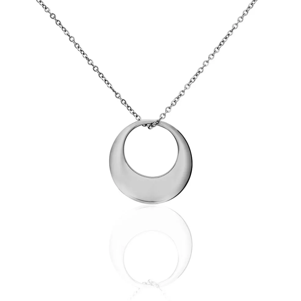 Collier Creolia Acier Blanc