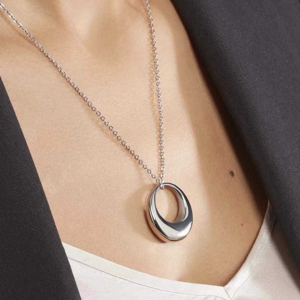 Collier Creolia Acier Blanc