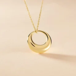 Collier Creolia Acier Jaune