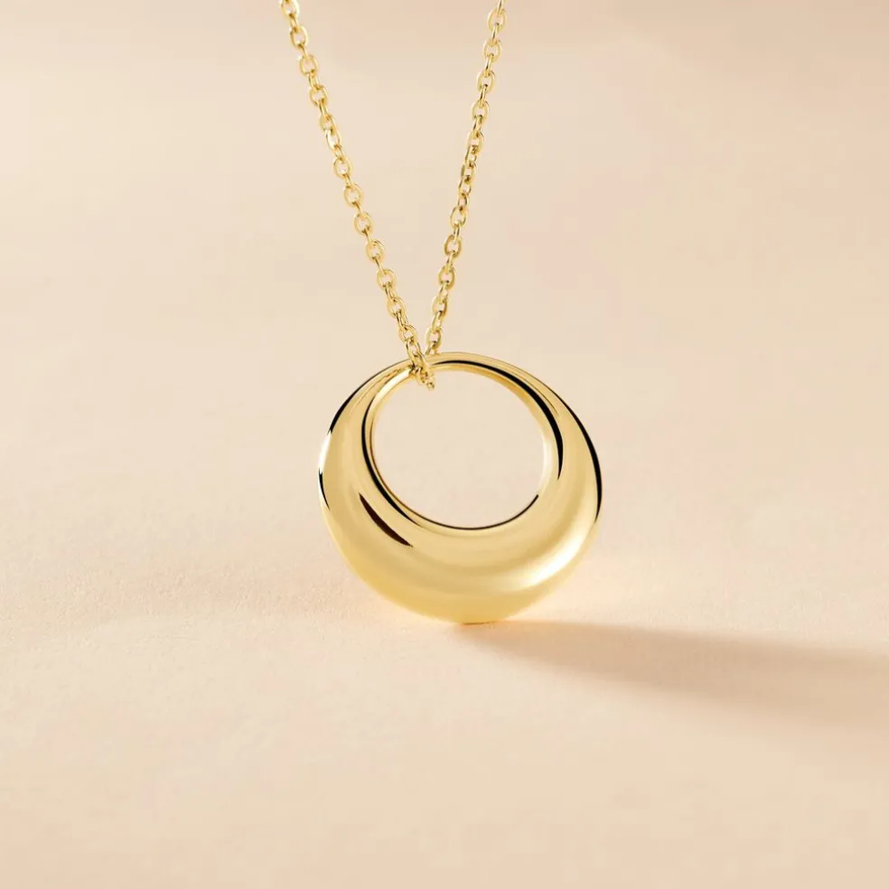 Collier Creolia Acier Jaune