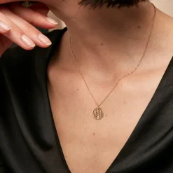 Collier Dahlila Or Jaune