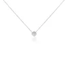 Collier Dally Argent Blanc Quartz Oxyde De Zirconium