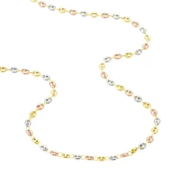 Collier Dami Or Tricolore