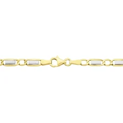 Collier Danae Plaquette Or Bicolore