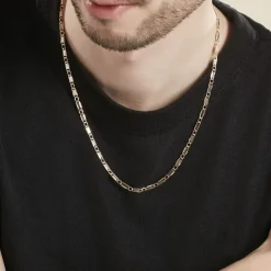 Collier Danae Plaquette Or Bicolore