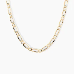 Collier Danae Plaquette Or Bicolore