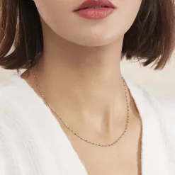 Collier Danael Argent Blanc