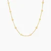 Collier Danaya Acier jaune