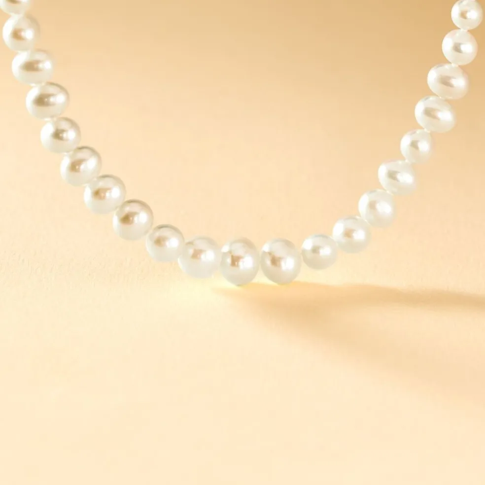 Collier Danilo Baroque Or Jaune Perle De Culture